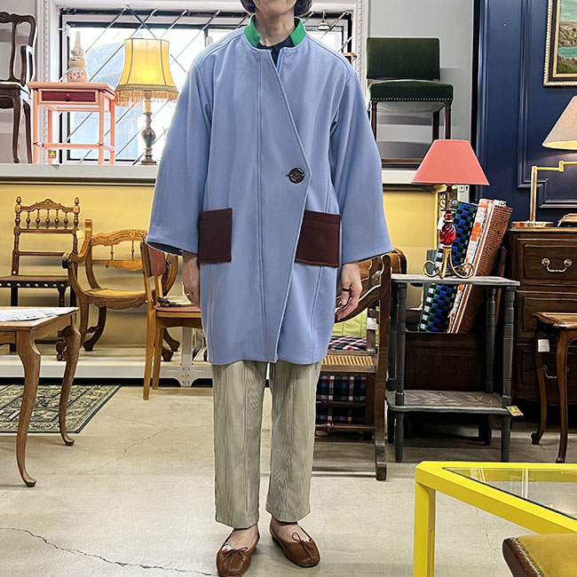 kamihusen coat/ZoZIO×Gypsy Flower別注コート着用2